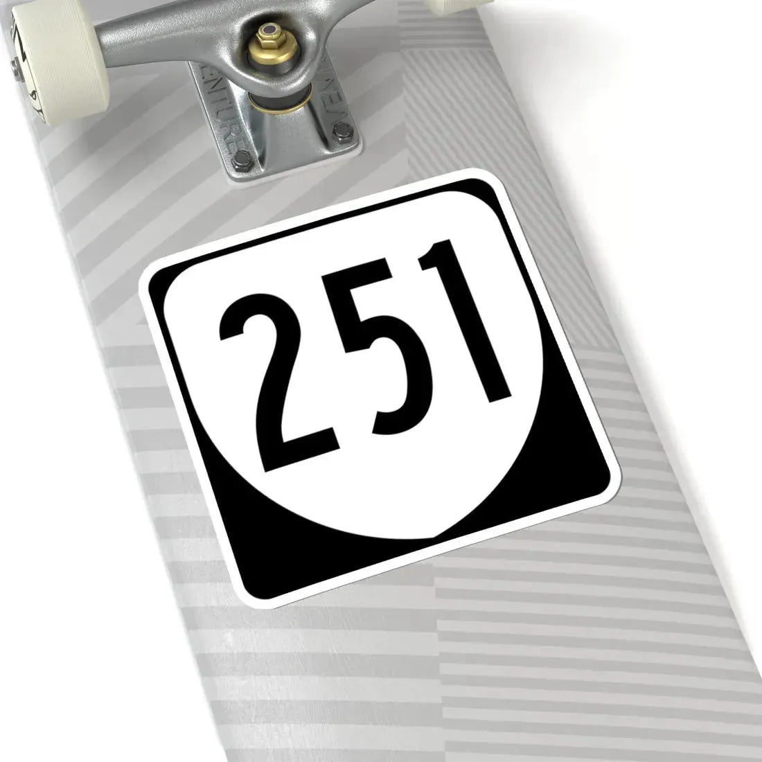 Virginia 251 1980 (Virginia) (Road Sign) STICKER Vinyl Kiss-Cut Decal - The Sticker Space