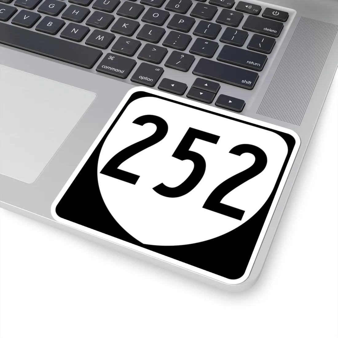 Virginia 252 1980 (Virginia) (Road Sign) STICKER Vinyl Kiss-Cut Decal - The Sticker Space