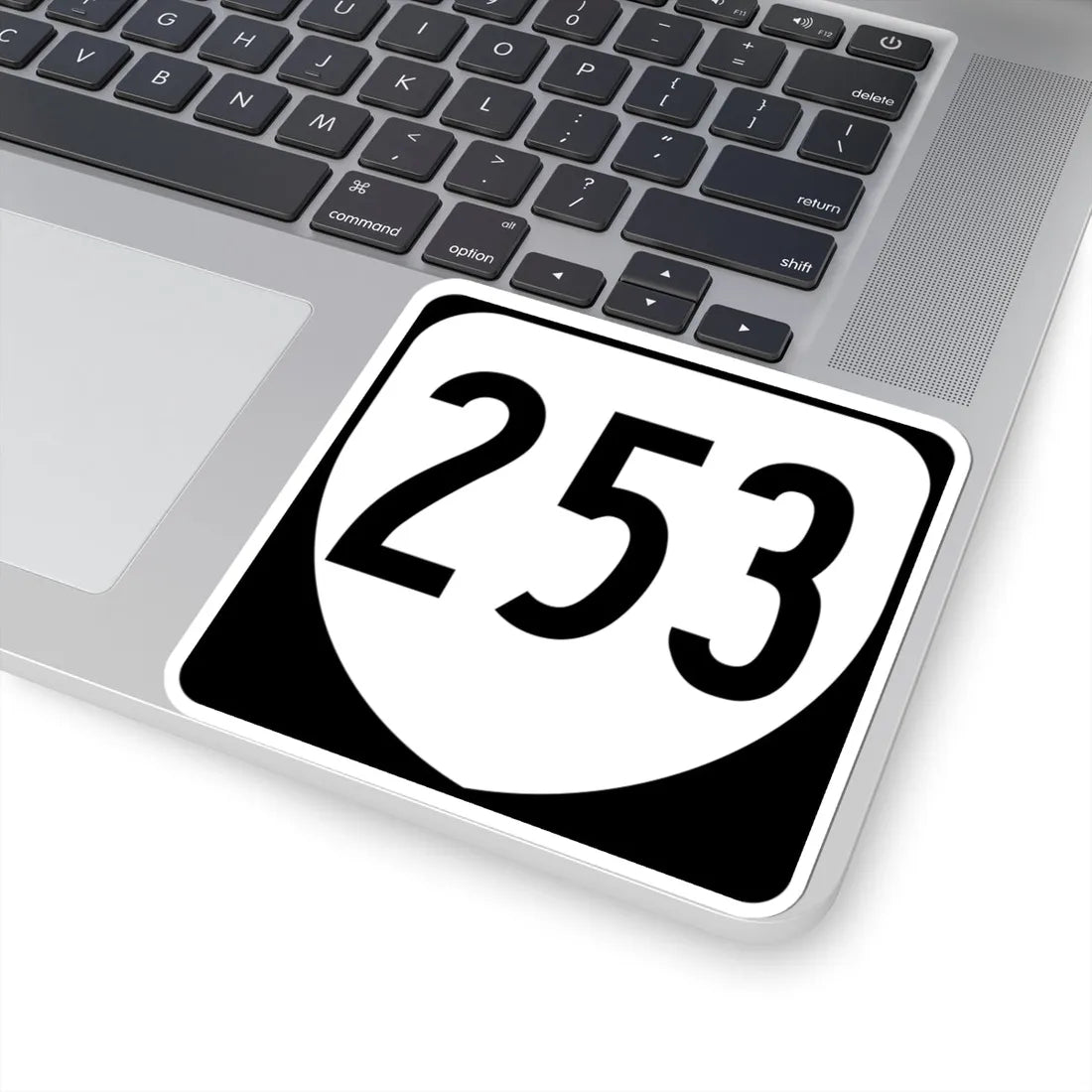 Virginia 253 1980 (Virginia) (Road Sign) STICKER Vinyl Kiss-Cut Decal - The Sticker Space