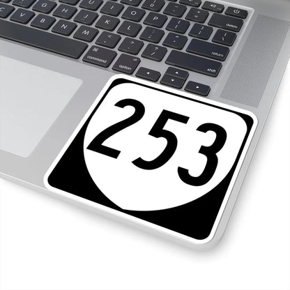 Virginia 253 1980 (Virginia) (Road Sign) STICKER Vinyl Kiss-Cut Decal - The Sticker Space