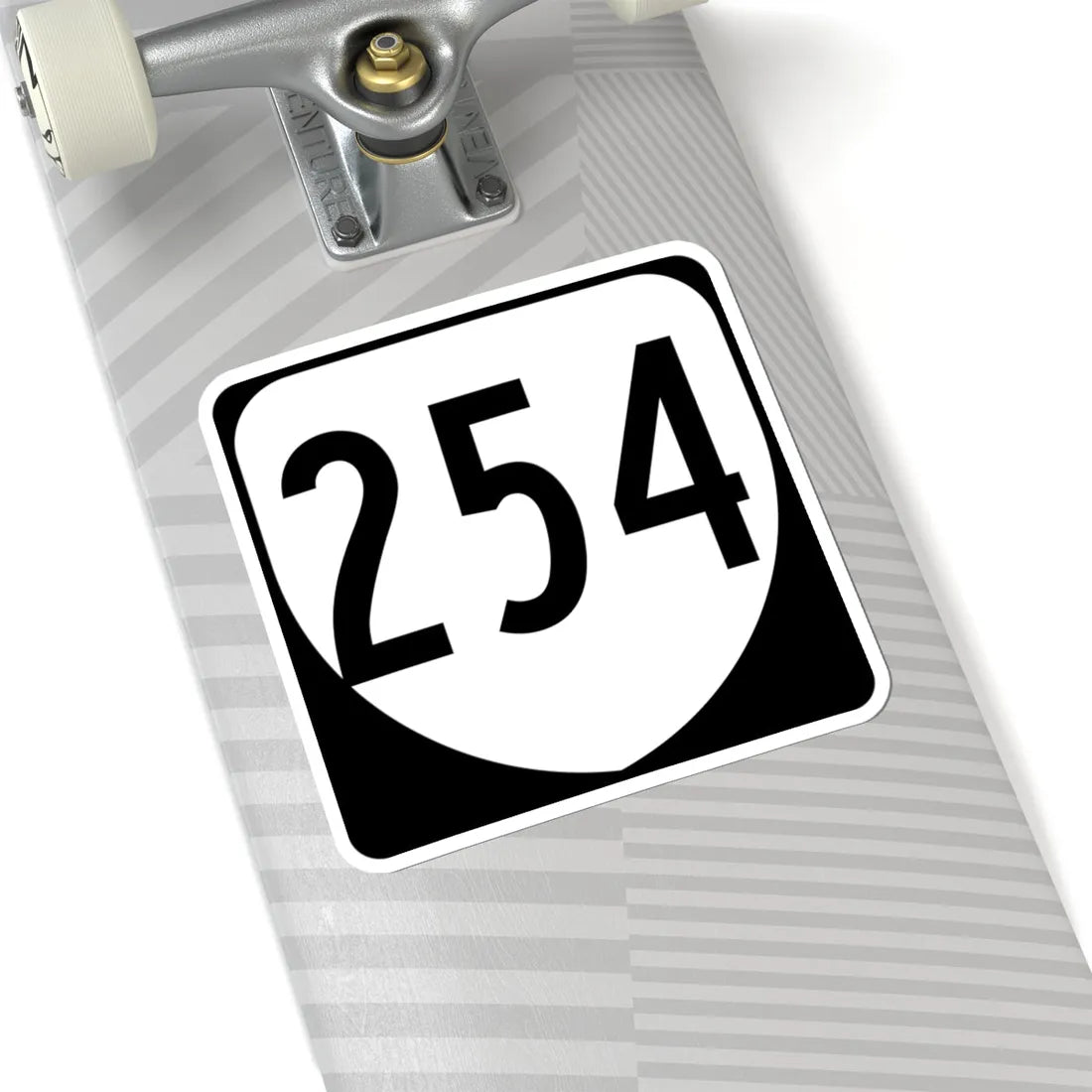 Virginia 254 1980 (Virginia) (Road Sign) STICKER Vinyl Kiss-Cut Decal - The Sticker Space