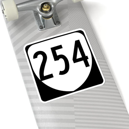 Virginia 254 1980 (Virginia) (Road Sign) STICKER Vinyl Kiss-Cut Decal - The Sticker Space