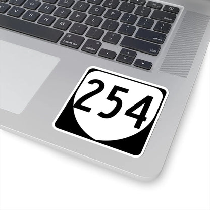 Virginia 254 1980 (Virginia) (Road Sign) STICKER Vinyl Kiss-Cut Decal - The Sticker Space