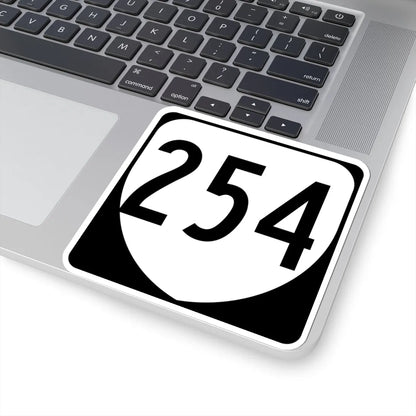 Virginia 254 1980 (Virginia) (Road Sign) STICKER Vinyl Kiss-Cut Decal - The Sticker Space