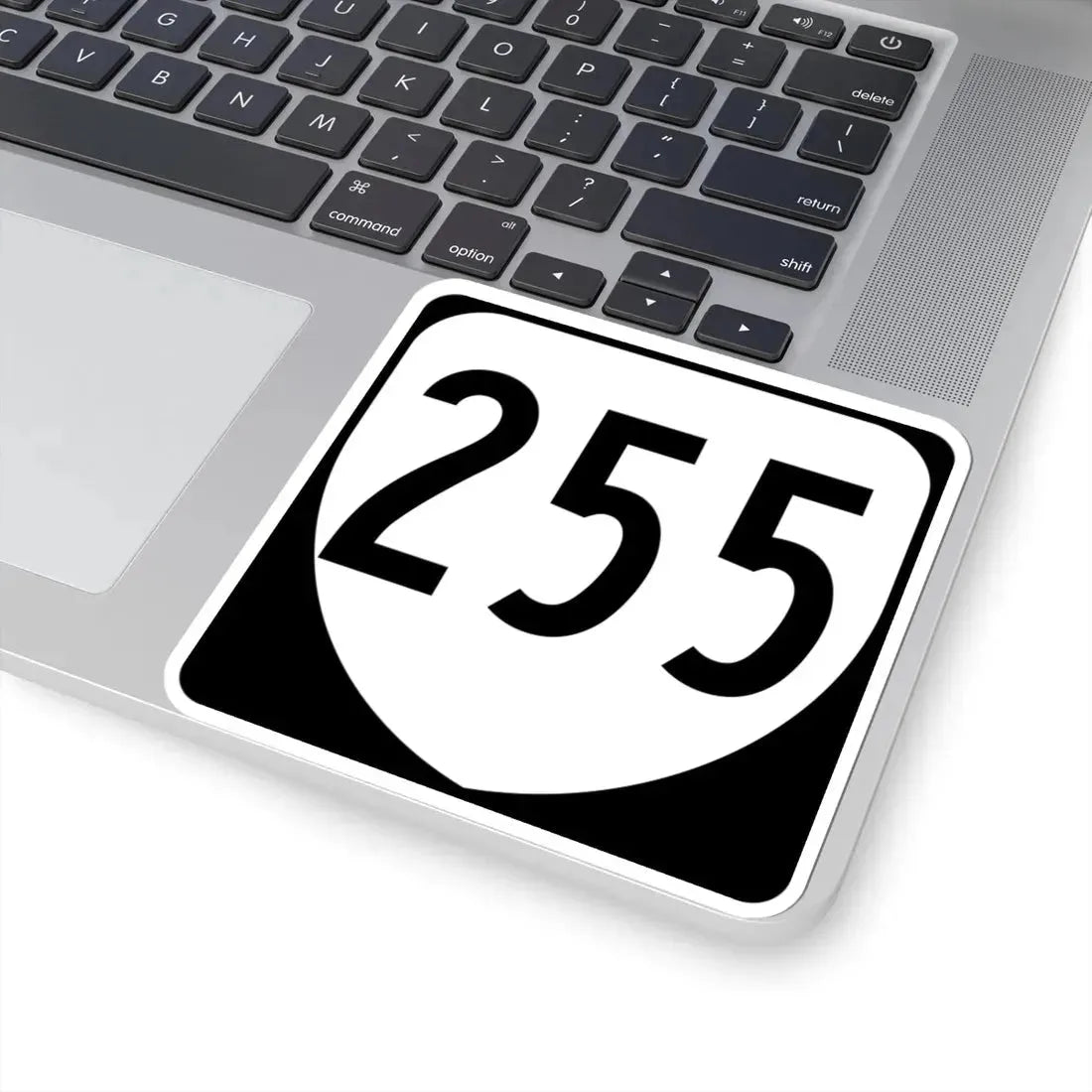 Virginia 255 1980 (Virginia) (Road Sign) STICKER Vinyl Kiss-Cut Decal - The Sticker Space