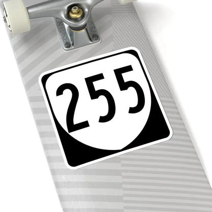 Virginia 255 1980 (Virginia) (Road Sign) STICKER Vinyl Kiss-Cut Decal - The Sticker Space