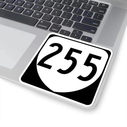 Virginia 255 1980 (Virginia) (Road Sign) STICKER Vinyl Kiss-Cut Decal - The Sticker Space