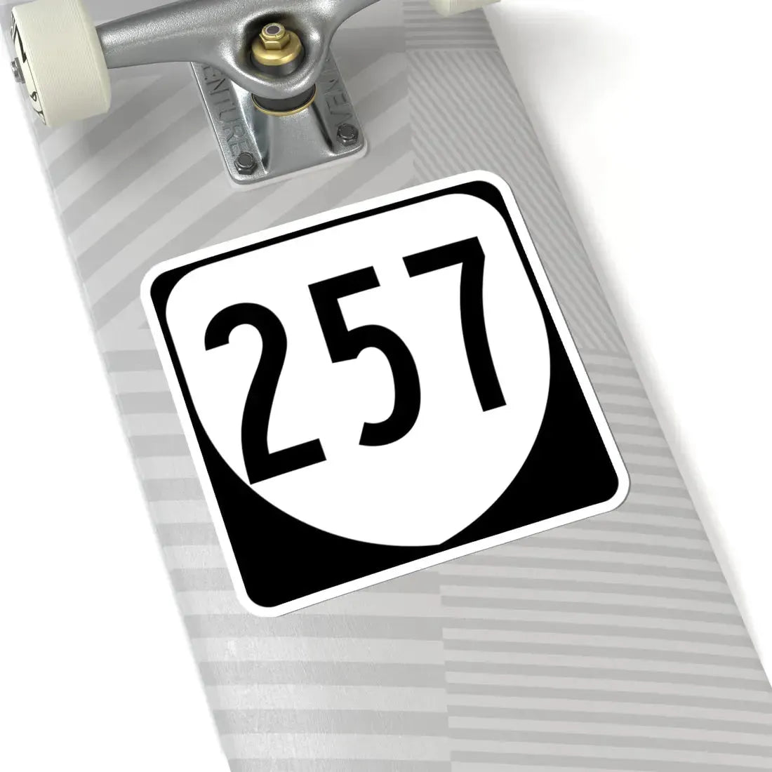 Virginia 257 1980 (Virginia) (Road Sign) STICKER Vinyl Kiss-Cut Decal - The Sticker Space