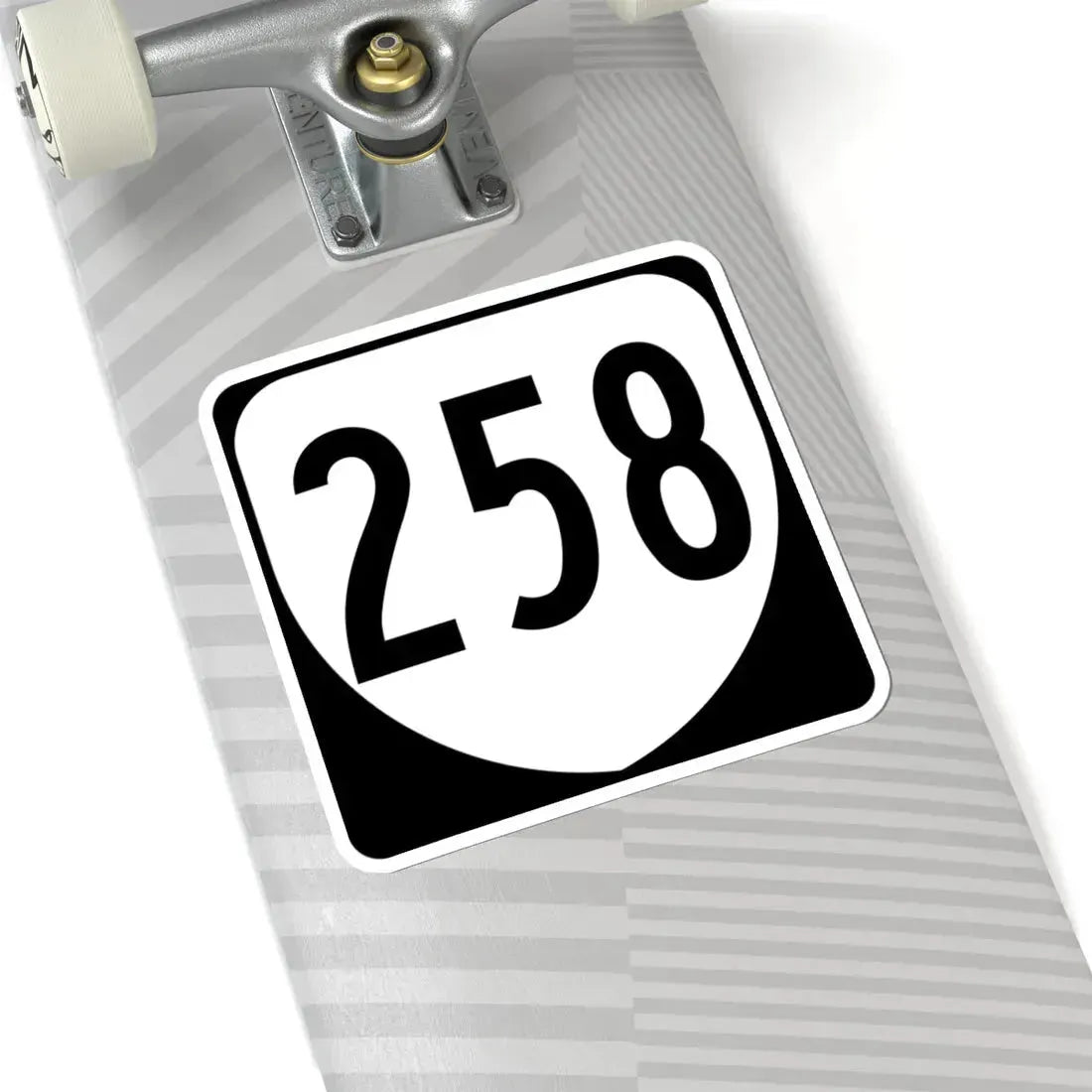 Virginia 258 1980 (Virginia) (Road Sign) STICKER Vinyl Kiss-Cut Decal - The Sticker Space