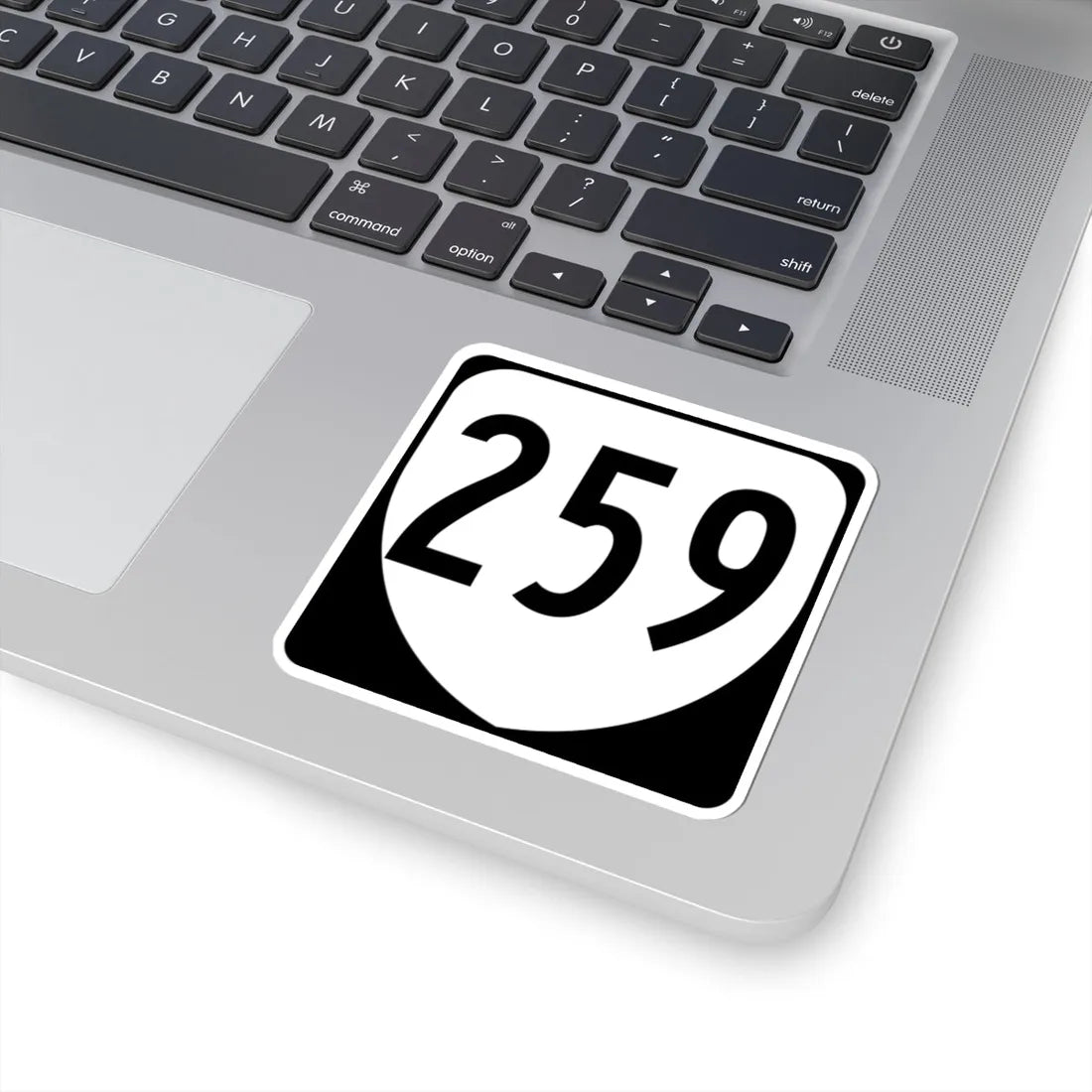 Virginia 259 1980 (Virginia) (Road Sign) STICKER Vinyl Kiss-Cut Decal - The Sticker Space