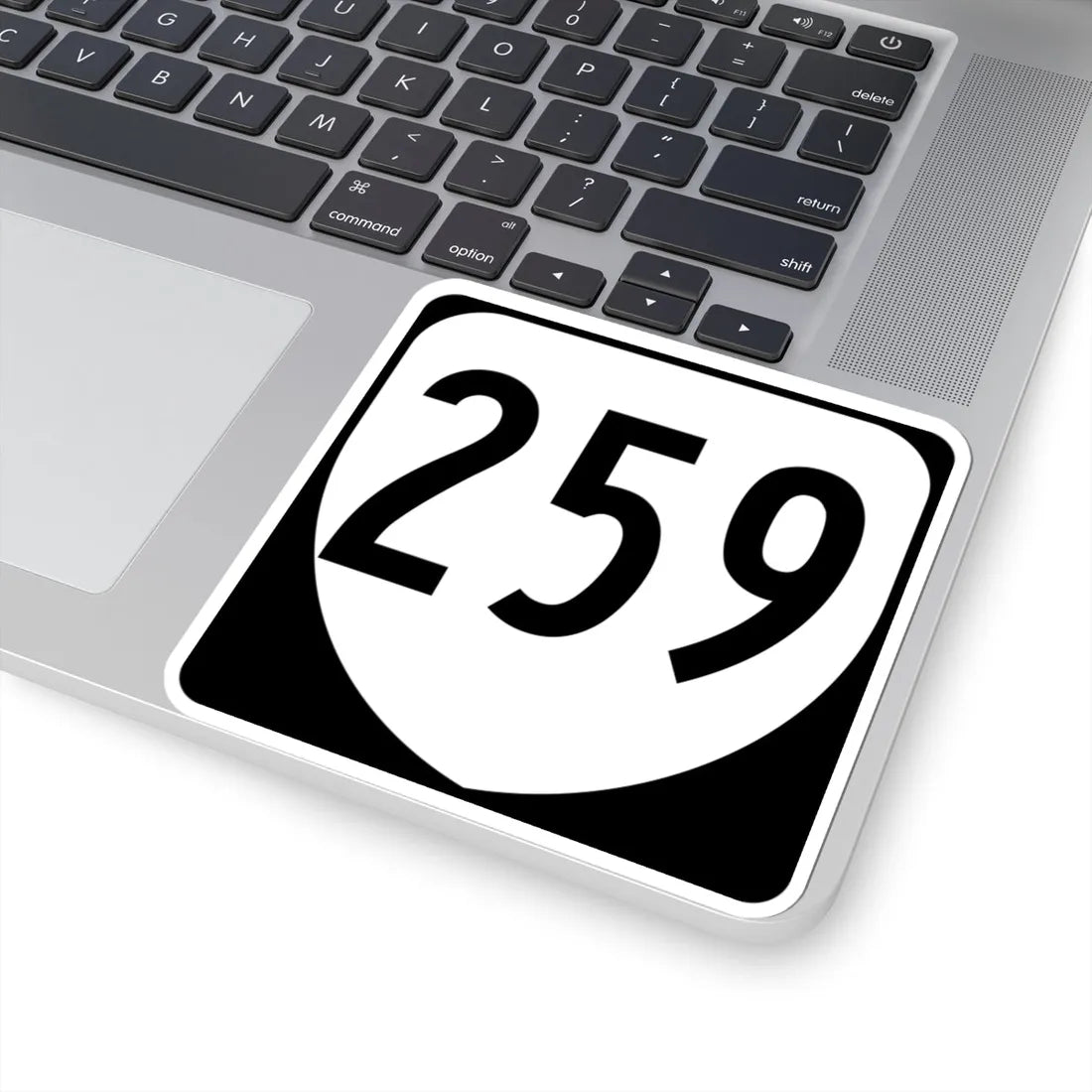 Virginia 259 1980 (Virginia) (Road Sign) STICKER Vinyl Kiss-Cut Decal - The Sticker Space