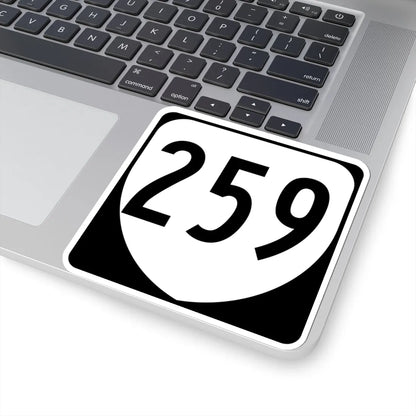 Virginia 259 1980 (Virginia) (Road Sign) STICKER Vinyl Kiss-Cut Decal - The Sticker Space