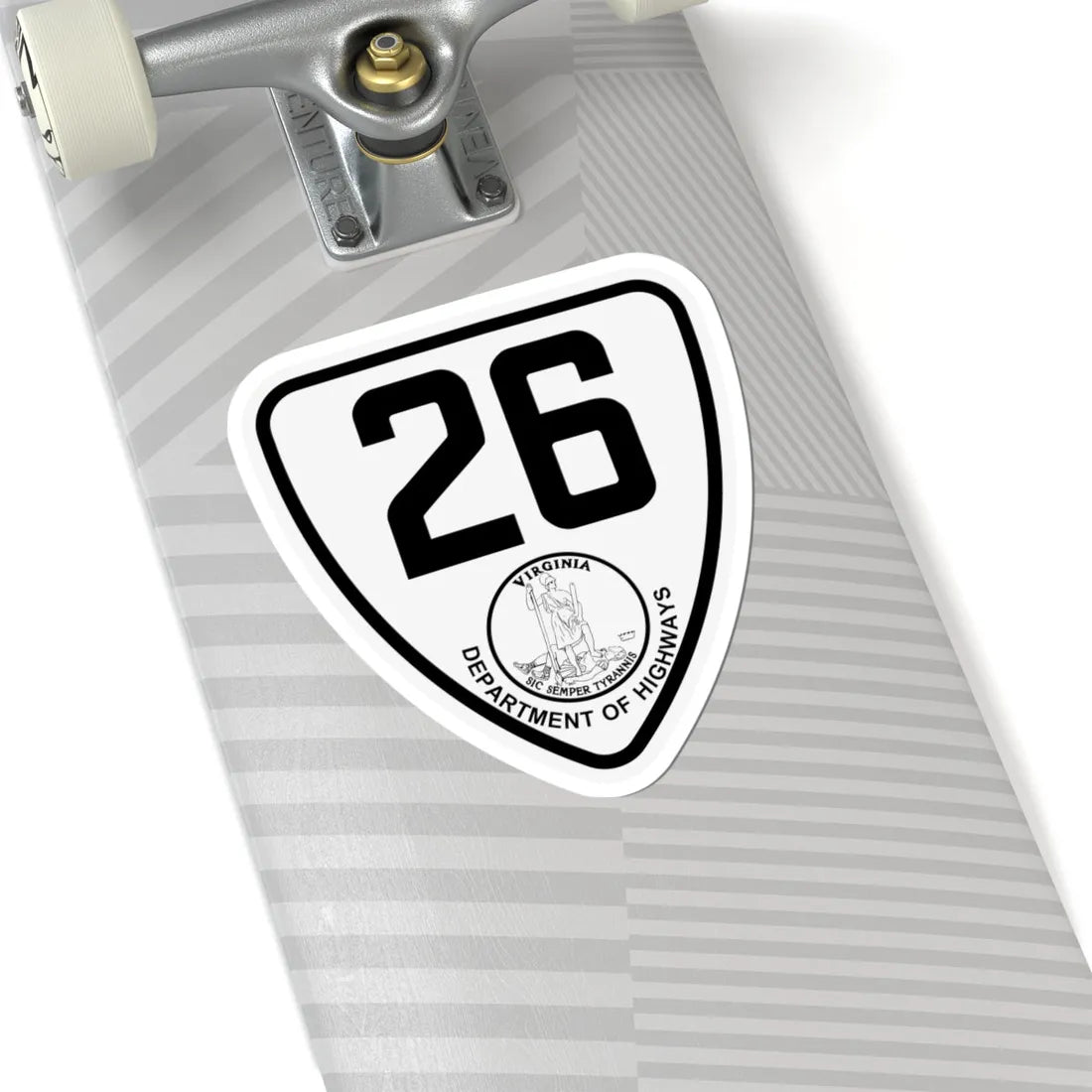 Virginia 26 1924 (Virginia) (Road Sign) STICKER Vinyl Kiss-Cut Decal - The Sticker Space