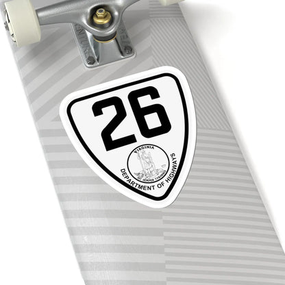 Virginia 26 1924 (Virginia) (Road Sign) STICKER Vinyl Kiss-Cut Decal - The Sticker Space