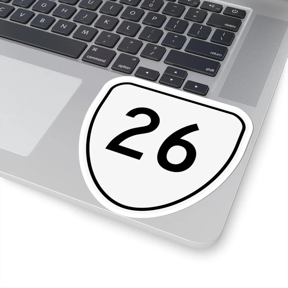 Virginia 26 1956 (Virginia) (Road Sign) STICKER Vinyl Kiss-Cut Decal - The Sticker Space