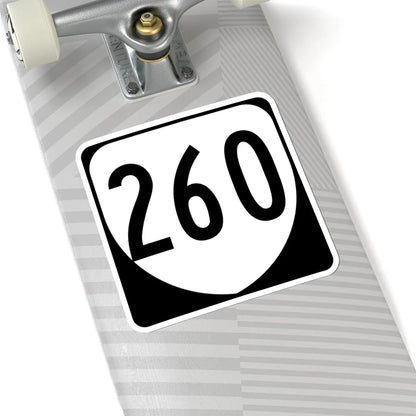 Virginia 260 1980 (Virginia) (Road Sign) STICKER Vinyl Kiss-Cut Decal - The Sticker Space