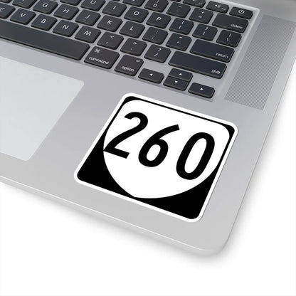 Virginia 260 1980 (Virginia) (Road Sign) STICKER Vinyl Kiss-Cut Decal - The Sticker Space