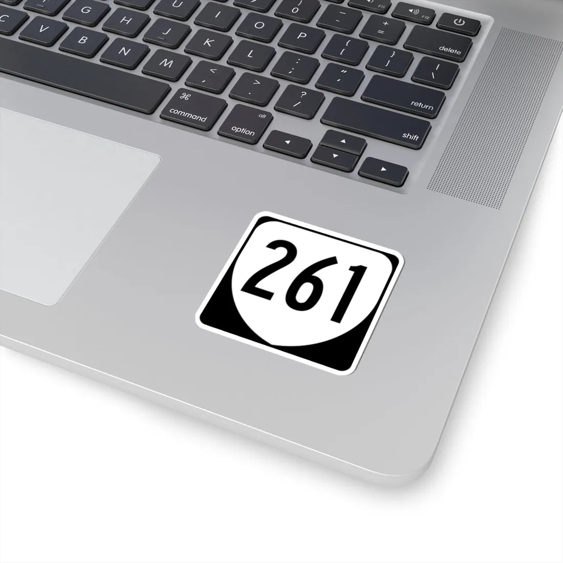 Virginia 261 1980 (Virginia) (Road Sign) STICKER Vinyl Kiss-Cut Decal - The Sticker Space