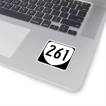 Virginia 261 1980 (Virginia) (Road Sign) STICKER Vinyl Kiss-Cut Decal - The Sticker Space