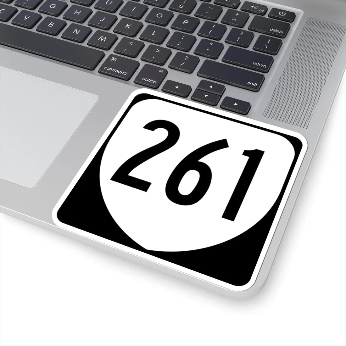 Virginia 261 1980 (Virginia) (Road Sign) STICKER Vinyl Kiss-Cut Decal - The Sticker Space