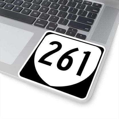 Virginia 261 1980 (Virginia) (Road Sign) STICKER Vinyl Kiss-Cut Decal - The Sticker Space