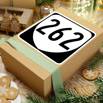 Virginia 262 1980 (Virginia) (Road Sign) STICKER Vinyl Kiss-Cut Decal - The Sticker Space