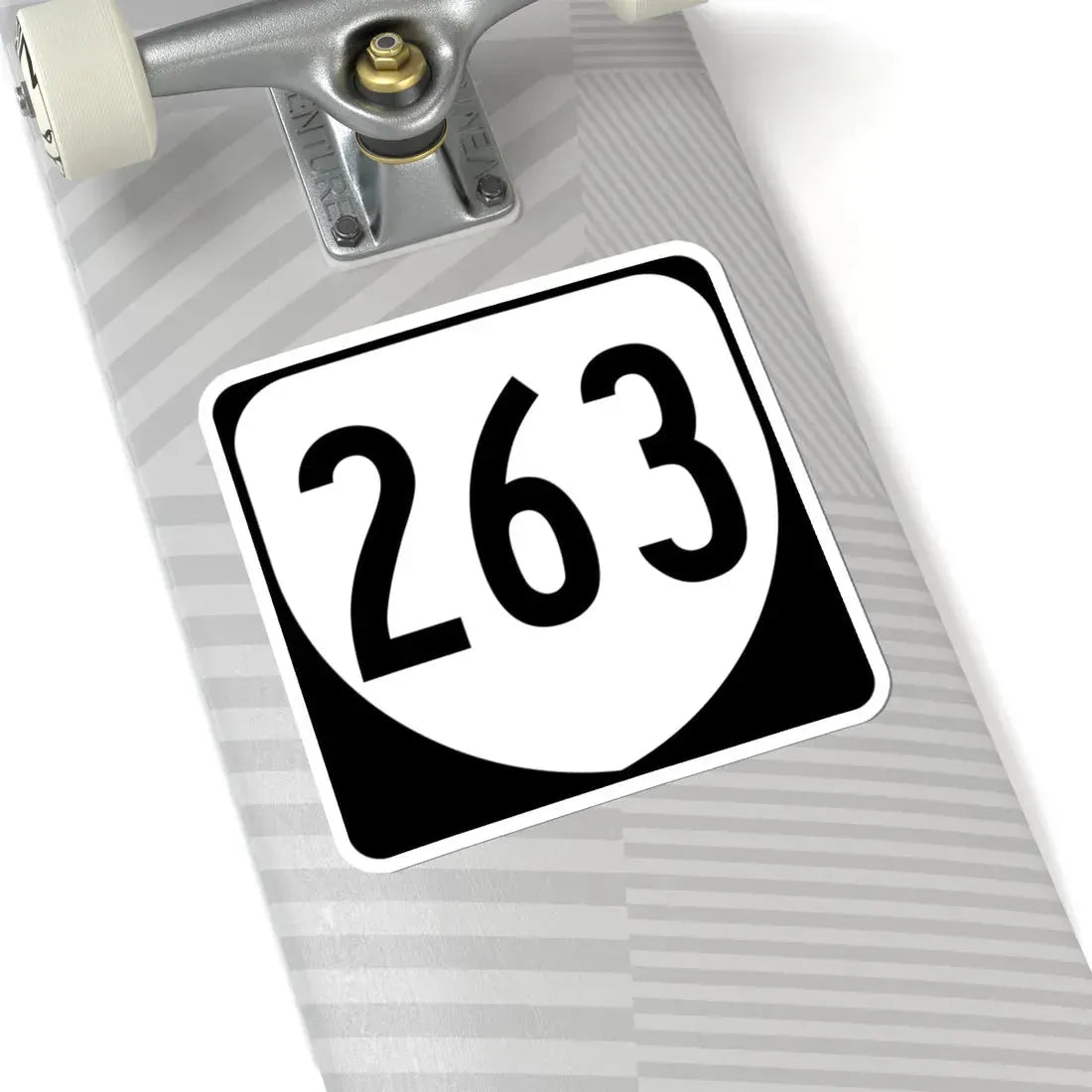 Virginia 263 1980 (Virginia) (Road Sign) STICKER Vinyl Kiss-Cut Decal - The Sticker Space