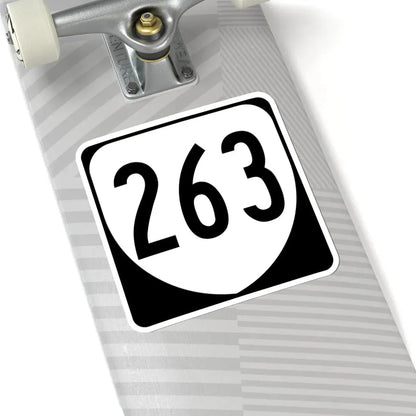 Virginia 263 1980 (Virginia) (Road Sign) STICKER Vinyl Kiss-Cut Decal - The Sticker Space