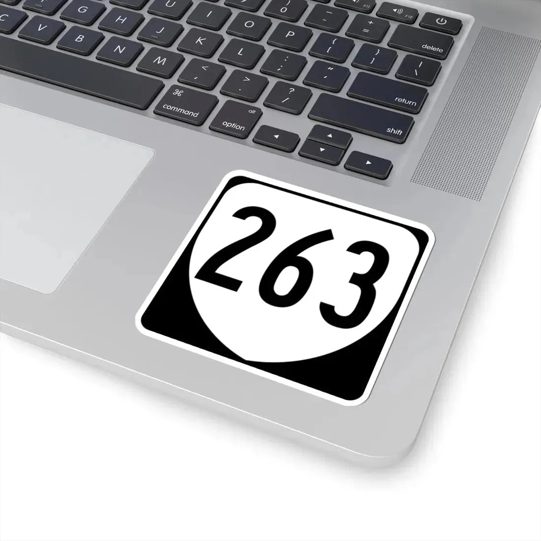 Virginia 263 1980 (Virginia) (Road Sign) STICKER Vinyl Kiss-Cut Decal - The Sticker Space