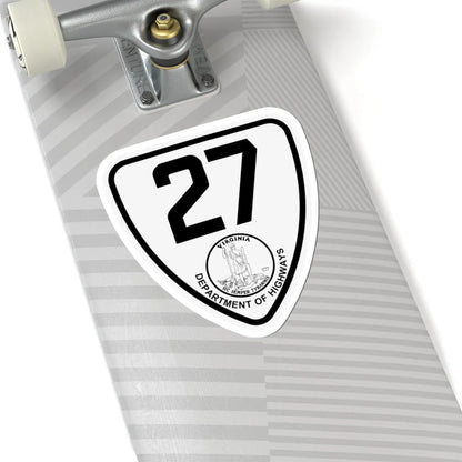 Virginia 27 1924 (Virginia) (Road Sign) STICKER Vinyl Kiss-Cut Decal - The Sticker Space