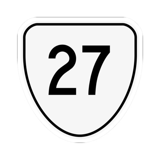 Virginia 27 1956 (Virginia) (Road Sign) STICKER Vinyl Kiss-Cut Decal 2 Inch White - The Sticker Space