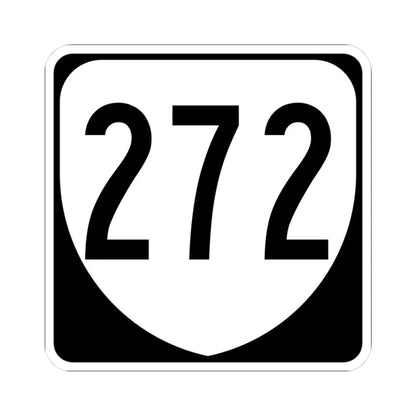 Virginia 272 1980 (Virginia) (Road Sign) STICKER Vinyl Kiss-Cut Decal 3 Inch White - The Sticker Space
