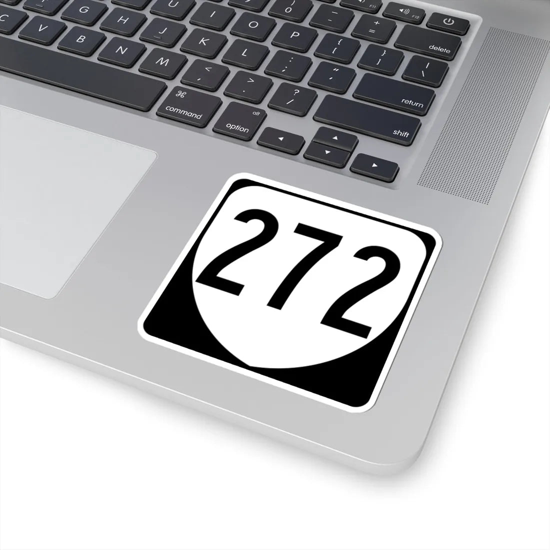 Virginia 272 1980 (Virginia) (Road Sign) STICKER Vinyl Kiss-Cut Decal - The Sticker Space