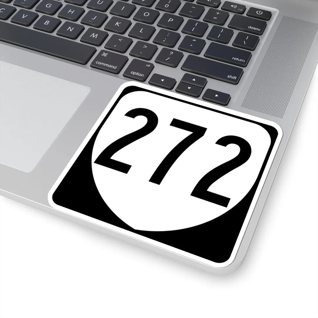 Virginia 272 1980 (Virginia) (Road Sign) STICKER Vinyl Kiss-Cut Decal - The Sticker Space