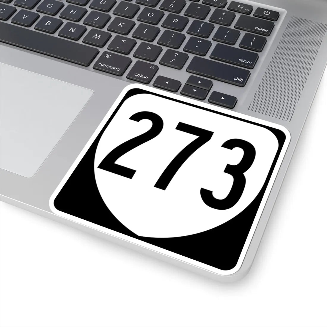 Virginia 273 1980 (Virginia) (Road Sign) STICKER Vinyl Kiss-Cut Decal - The Sticker Space