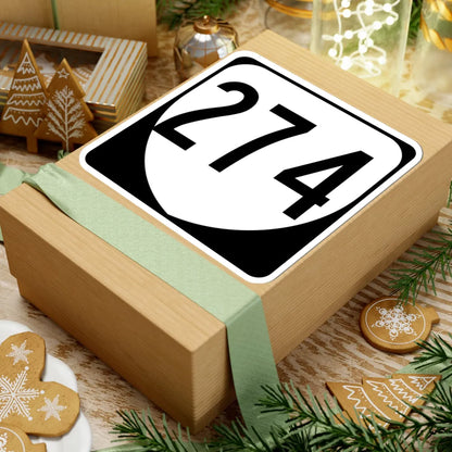 Virginia 274 1980 (Virginia) (Road Sign) STICKER Vinyl Kiss-Cut Decal - The Sticker Space