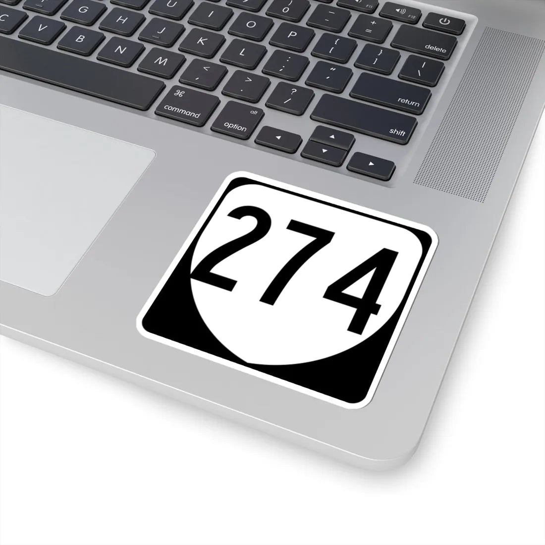 Virginia 274 1980 (Virginia) (Road Sign) STICKER Vinyl Kiss-Cut Decal - The Sticker Space