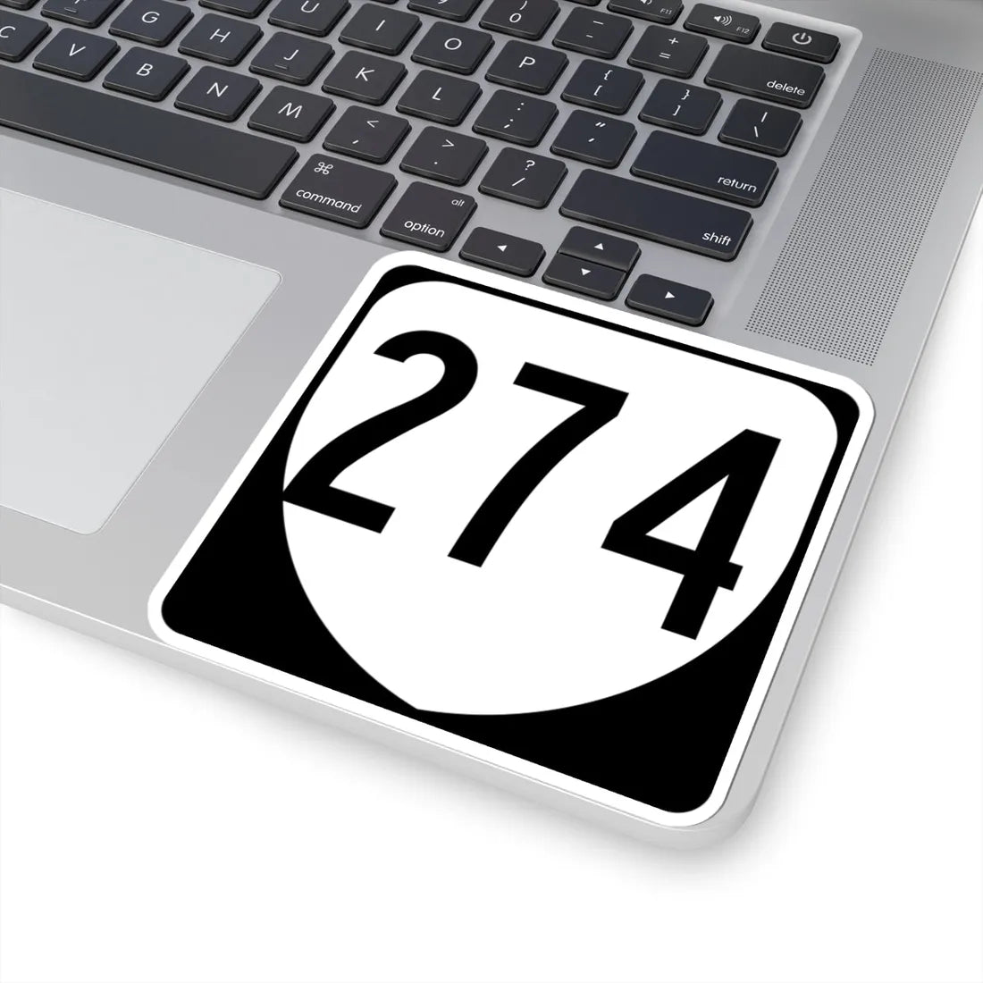 Virginia 274 1980 (Virginia) (Road Sign) STICKER Vinyl Kiss-Cut Decal - The Sticker Space