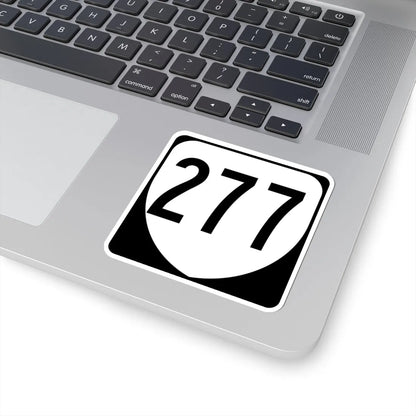 Virginia 277 1980 (Virginia) (Road Sign) STICKER Vinyl Kiss-Cut Decal - The Sticker Space
