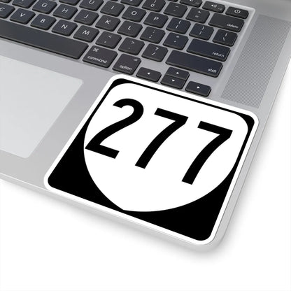 Virginia 277 1980 (Virginia) (Road Sign) STICKER Vinyl Kiss-Cut Decal - The Sticker Space