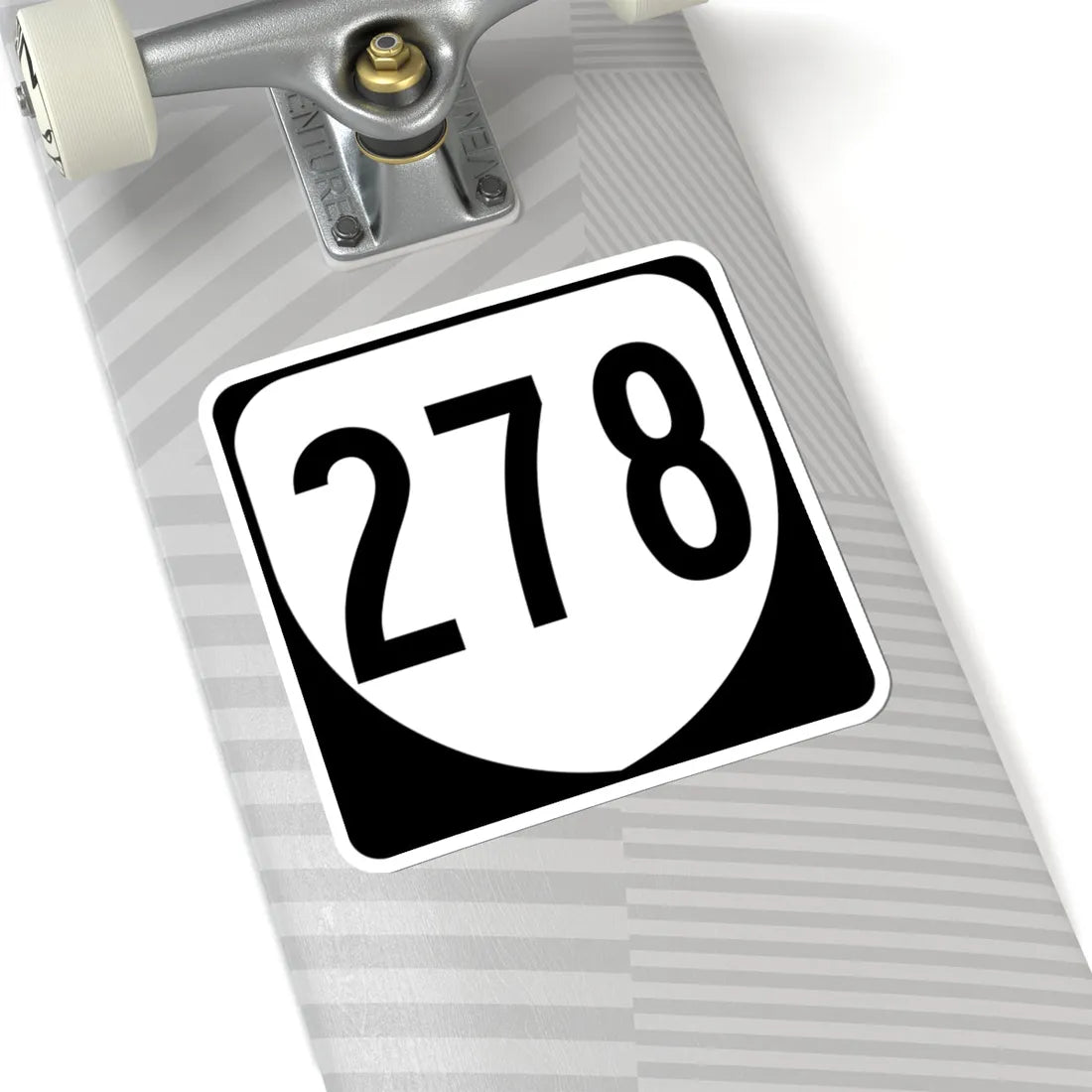 Virginia 278 1980 (Virginia) (Road Sign) STICKER Vinyl Kiss-Cut Decal - The Sticker Space