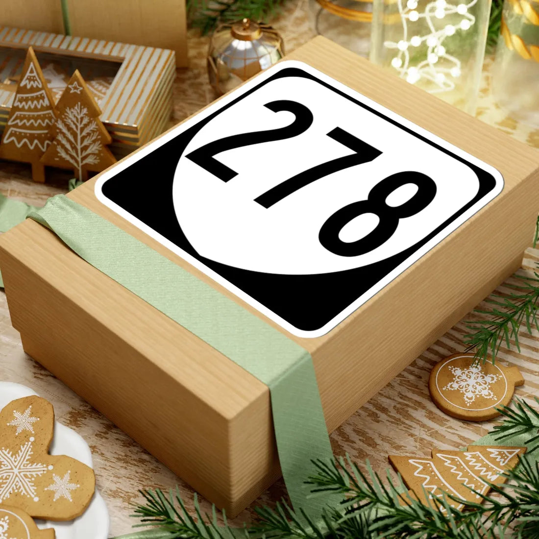 Virginia 278 1980 (Virginia) (Road Sign) STICKER Vinyl Kiss-Cut Decal - The Sticker Space