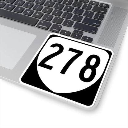 Virginia 278 1980 (Virginia) (Road Sign) STICKER Vinyl Kiss-Cut Decal - The Sticker Space