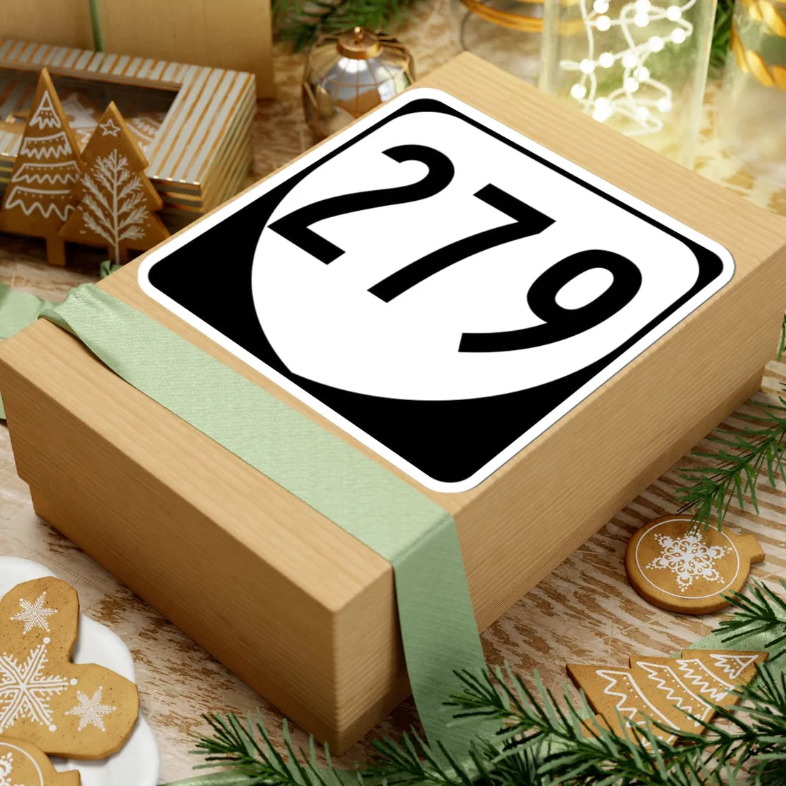 Virginia 279 1980 (Virginia) (Road Sign) STICKER Vinyl Kiss-Cut Decal - The Sticker Space