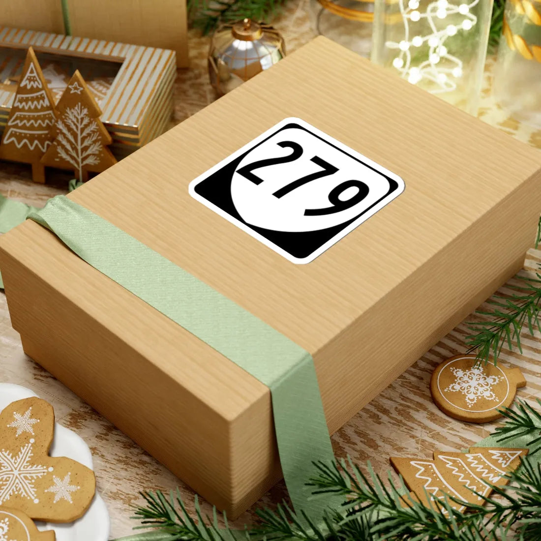 Virginia 279 1980 (Virginia) (Road Sign) STICKER Vinyl Kiss-Cut Decal - The Sticker Space