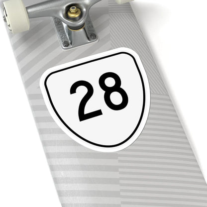 Virginia 28 1956 (Virginia) (Road Sign) STICKER Vinyl Kiss-Cut Decal - The Sticker Space