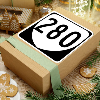 Virginia 280 1980 (Virginia) (Road Sign) STICKER Vinyl Kiss-Cut Decal - The Sticker Space