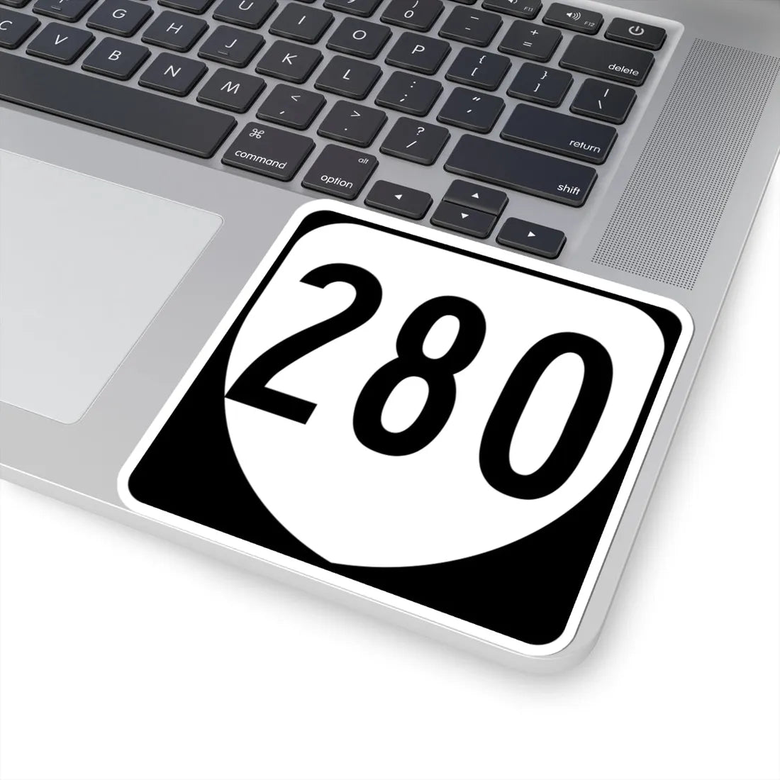 Virginia 280 1980 (Virginia) (Road Sign) STICKER Vinyl Kiss-Cut Decal - The Sticker Space