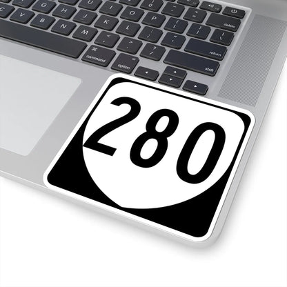 Virginia 280 1980 (Virginia) (Road Sign) STICKER Vinyl Kiss-Cut Decal - The Sticker Space
