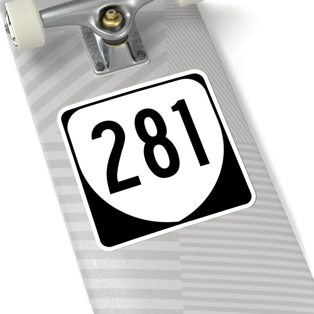 Virginia 281 1980 (Virginia) (Road Sign) STICKER Vinyl Kiss-Cut Decal - The Sticker Space